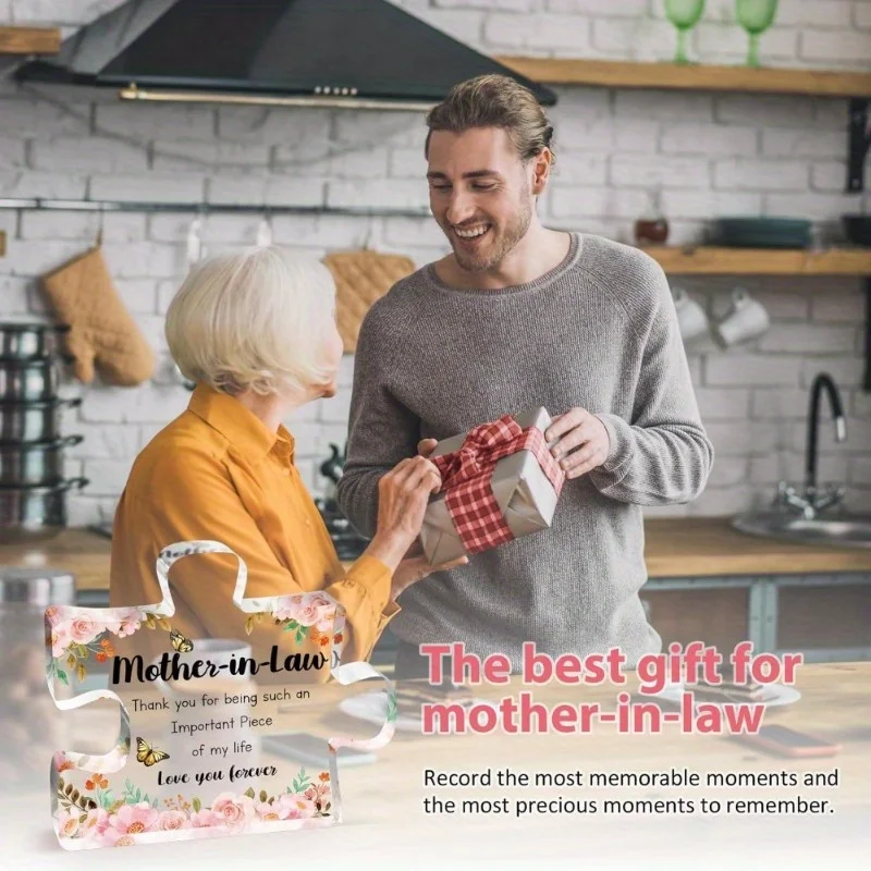 هدايا الأم في القانون - قطع أحجية الصور المقطوعة من الأكريليك، هدايا عيد ميلاد للأم، أفضل ذكرى عيد الأم G #5