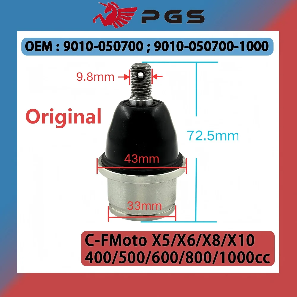 

Original Top Ball Pin 9010-050700-1000 For CFMoto ATV CForce 400L 450L CF400ATR CF500ATR CF600ATR CF600AU CF 500 600 800