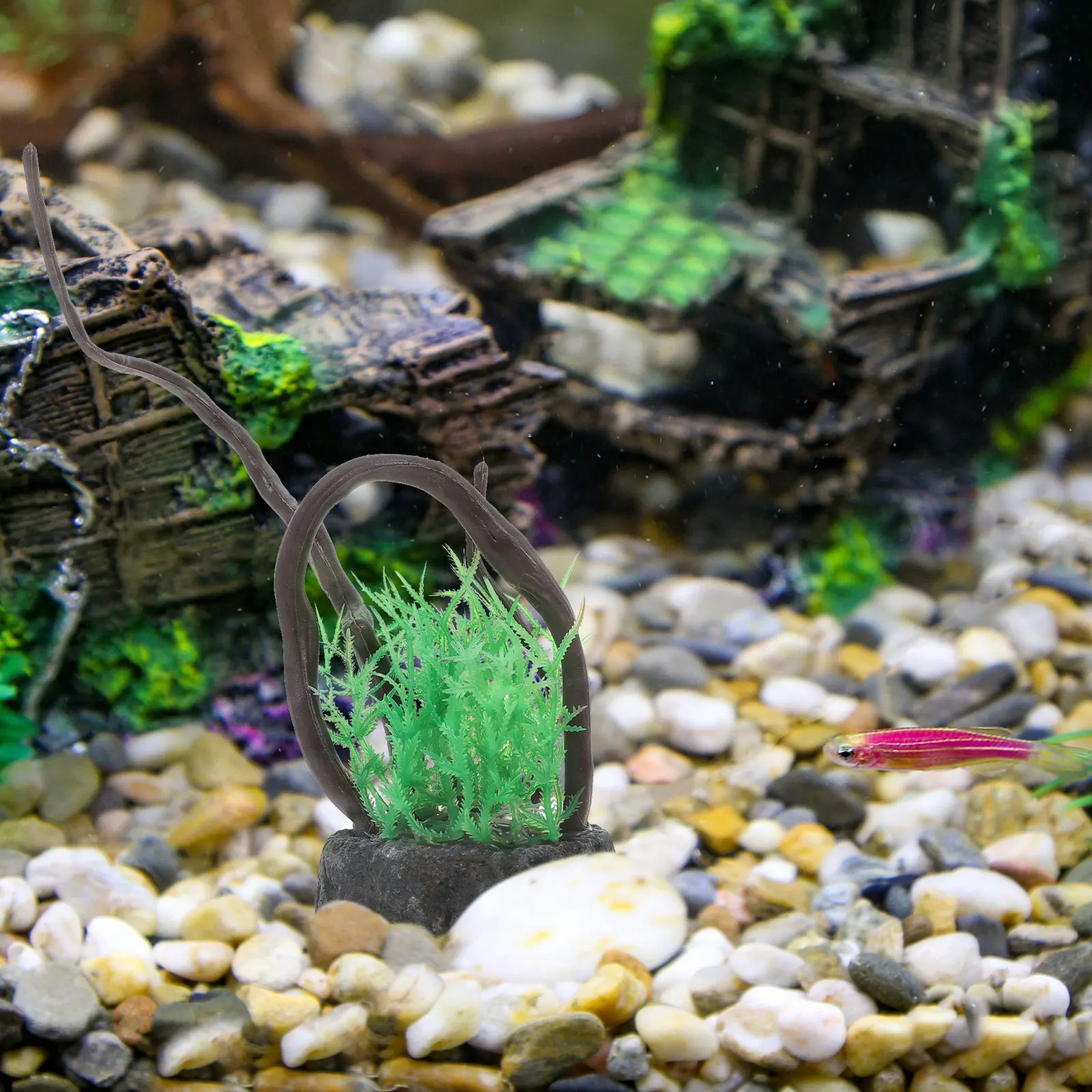 

Artificial Aquarium Root Wood Decoration Realistic Fish Tank Plants Fish Tank Ornaments for Aquarium Decor Set
