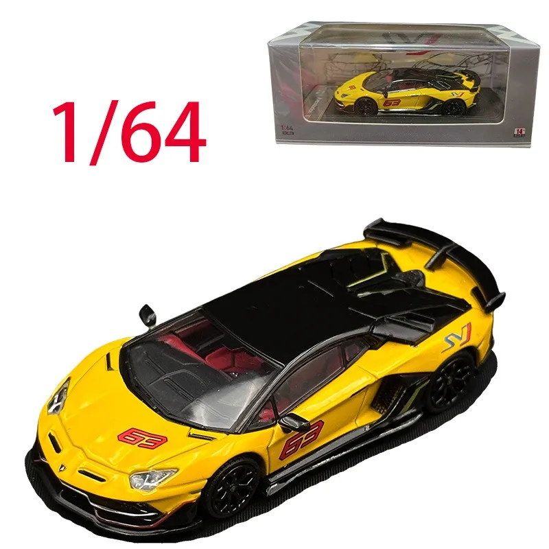 

Maxwell Diecast 1/64 Scale Lamborghini Alloy Car Model Lamborghini Aventador SVJ63 Play Vehicles Toys for Boys Original Box