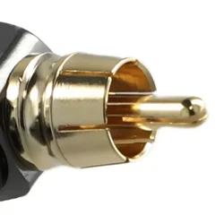 L-shaped RCA Right Angle Elbow 90 Degree Male Conversion Head Male Plug Copper Audio Video Connector Soldering Adapte