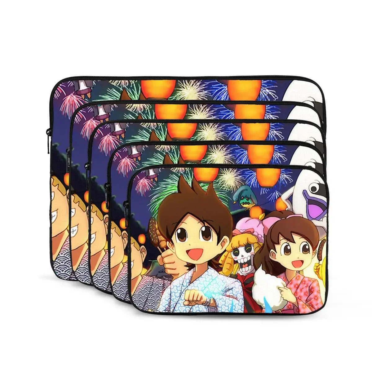 Yokai Watch Computer ipad Laptop Cover Case17 15 13 12 10 Inch Laptop Sleeve Bag Portable Cover Fundas Pouch