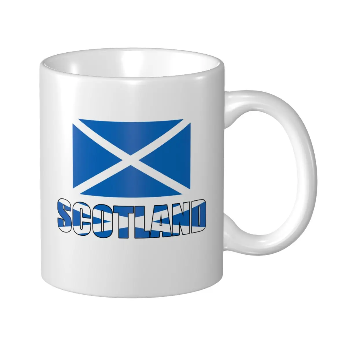 Mark Cup Mug Scotland Letter Flag Coffee Mugs Tea Milk Water Cup Travel Mugs For Office Home