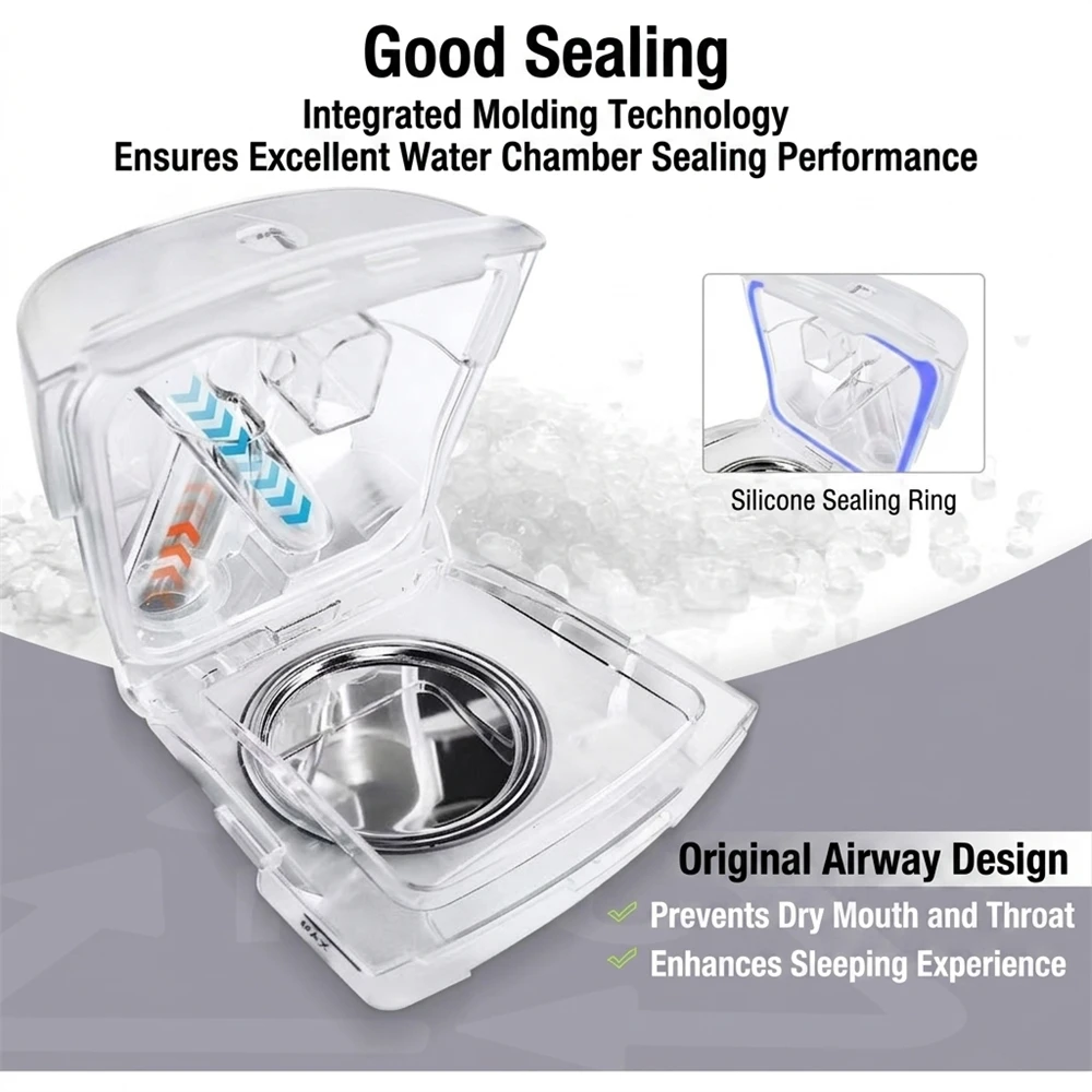 Replacement Humidifier Water Chamber Tub for AirSense 10 AirCurve 10 CPAP Machine Upgraded Detachable Leak-Proof Tank