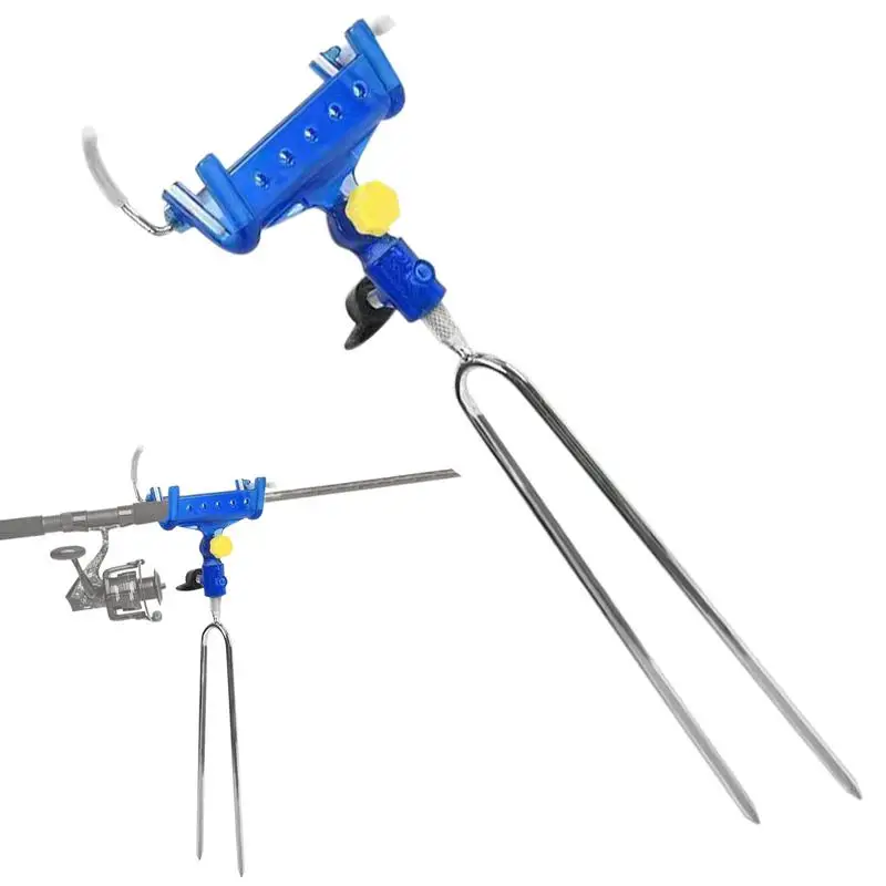 

Bank Fishing Rod Holder Fishing Equipment Adjustable Boat Rod Holders Fish Rod Holder Fishing Accessories Bank Rod Holder For