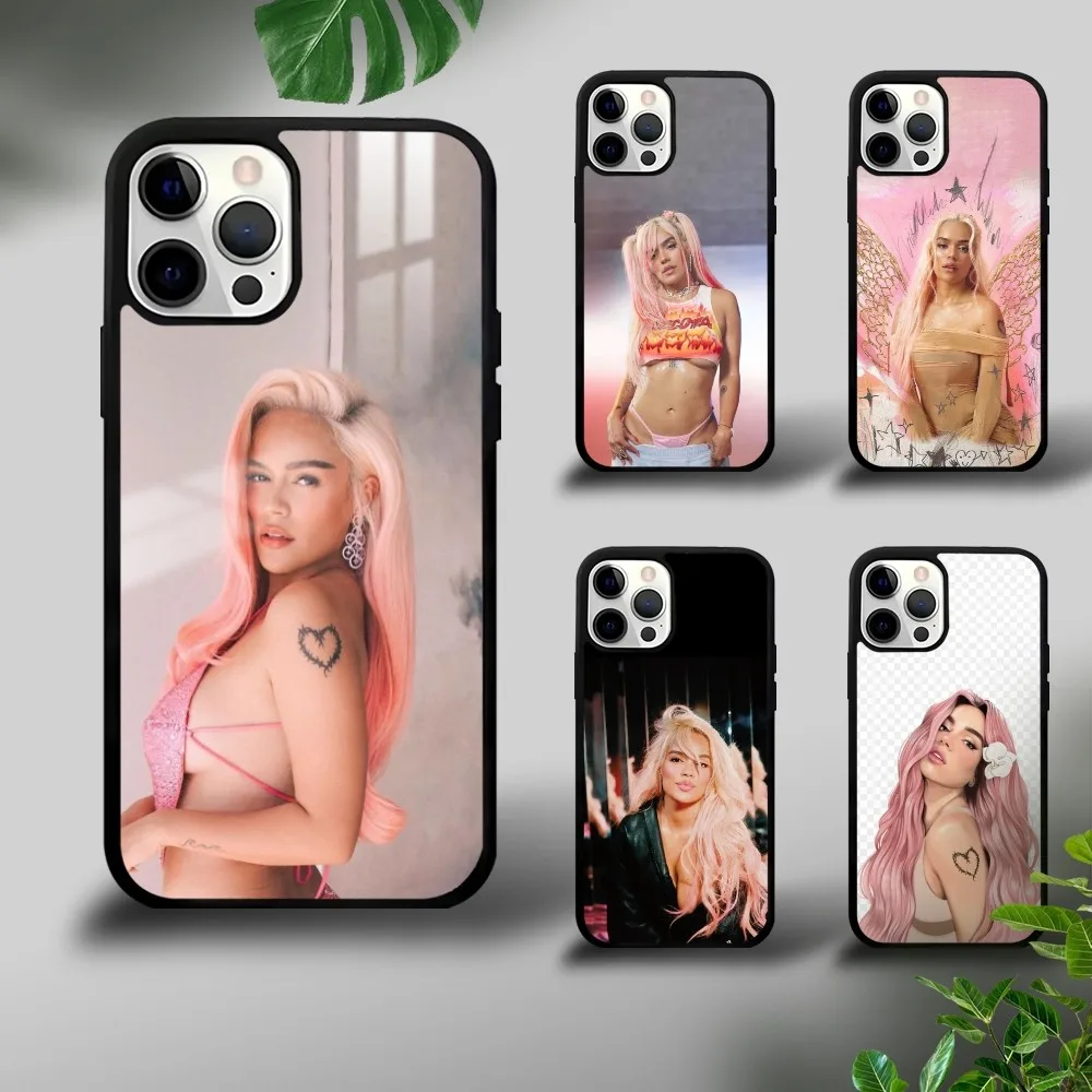 

K-Karol G Singer Pretty Phone Case For IPhone 16 15 14 13 12 11 Pro Xs Max Mini Plus Celulares Hard Funda