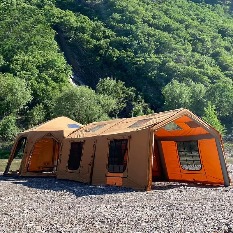Camping Tent Inflatable Waterproof Windproof Air Tent Outdoor Camping Tent With Rainfly for All Season Use