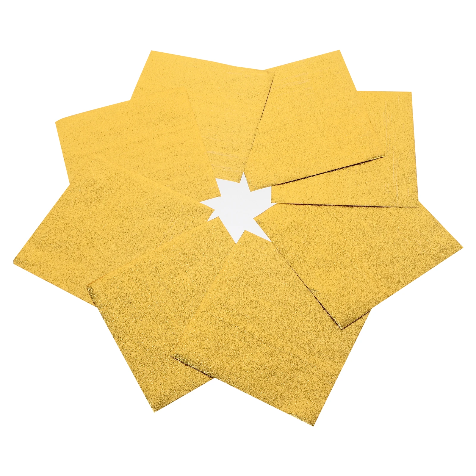 

400pcs Gold Foil Wrapping Paper for Candy Gift Packaging Decorative Party Supplies Wedding Favor