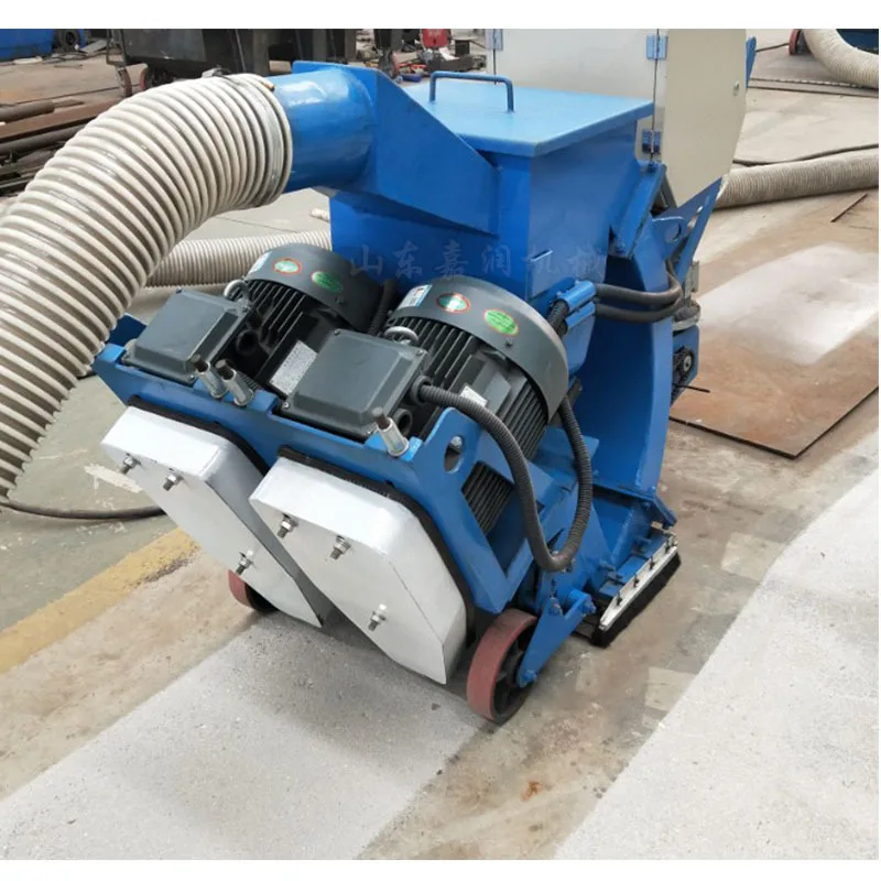 HCY Concrete pavement shot blasting machine, steel plate rust shot blasting machine, hand push shot blasting machine