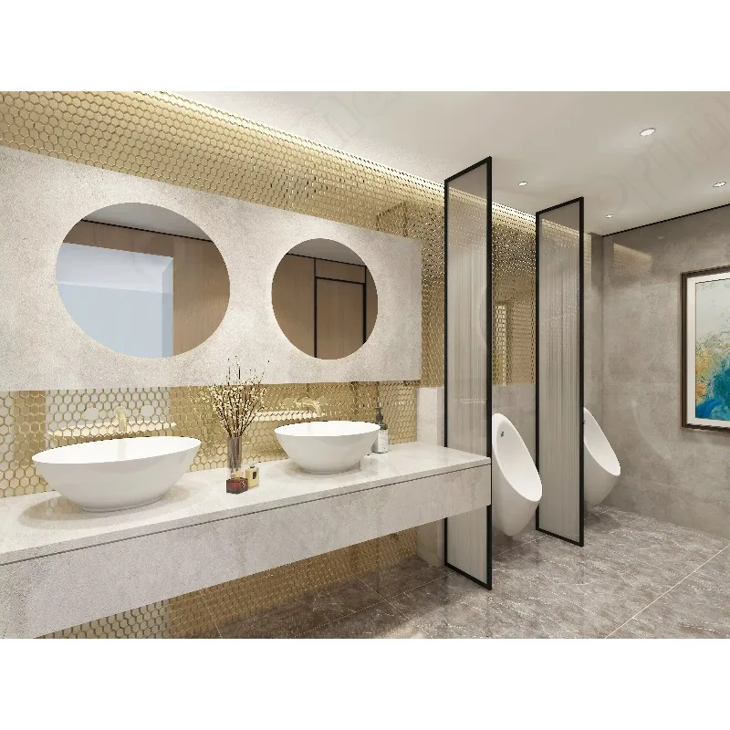 Bathroom Cabinet Luxury Custom Mirror Moisture Resistant Indoor Storage Bathroom Cabinet Bathroom Vanity