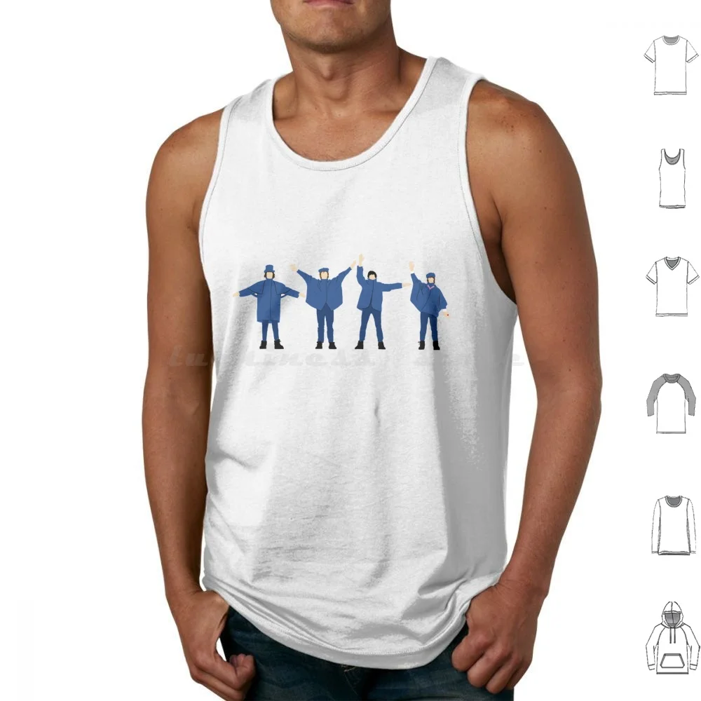 Help Tank Tops Vest Sleeveless Roll Music British Invasion Who