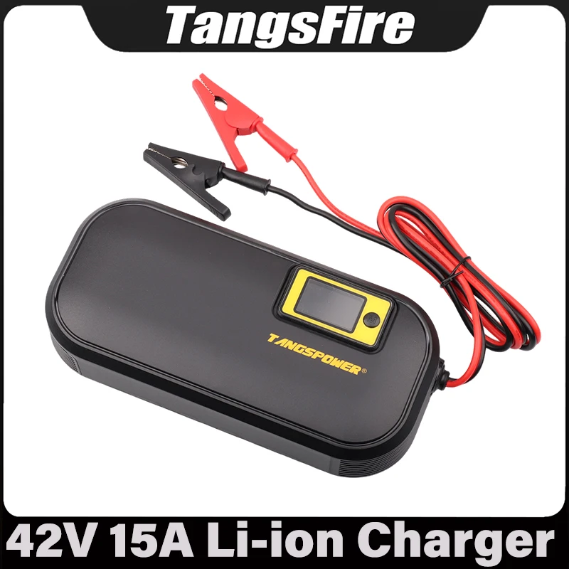 

42V 15A Smart Li-ion Battery Charger 10S For 36V Scooter Lithium Battery Pack Charger Selectable EU/US/UK/AU High Quality Plug