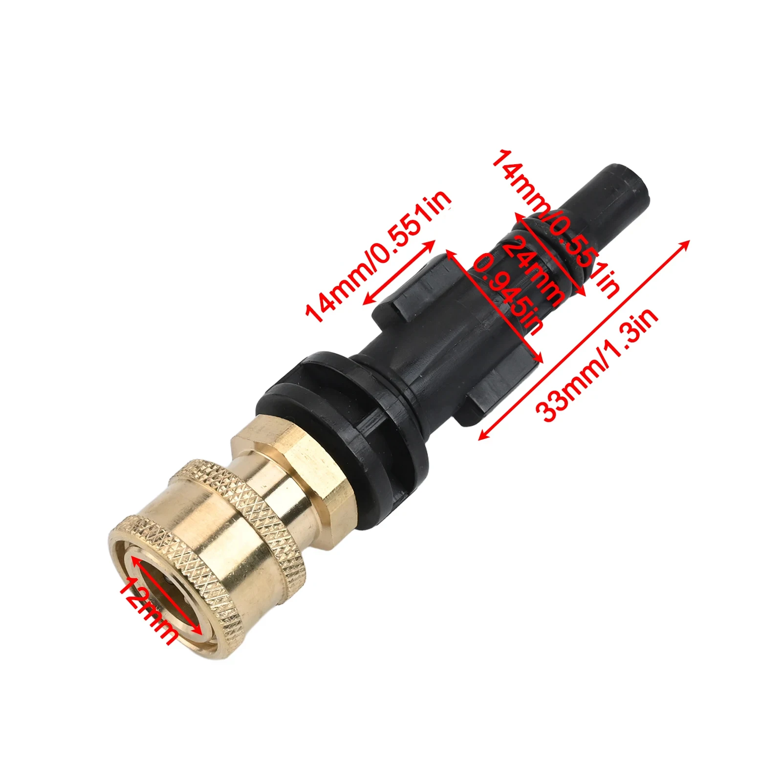 6 шт. адаптер для быстрого подключения мойки высокого давления 1/4 дюйма, быстрая вилка с 5 цветными насадками, подходит для LAVOR/Sterwins/Parkside, прочный пластик