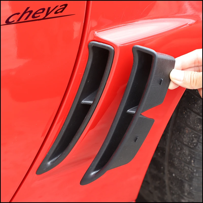 

For Chevrolet Corvette C6 Z06 2005-2013 ABS Rear Fender Air intake Frame Trim Cover Replacement