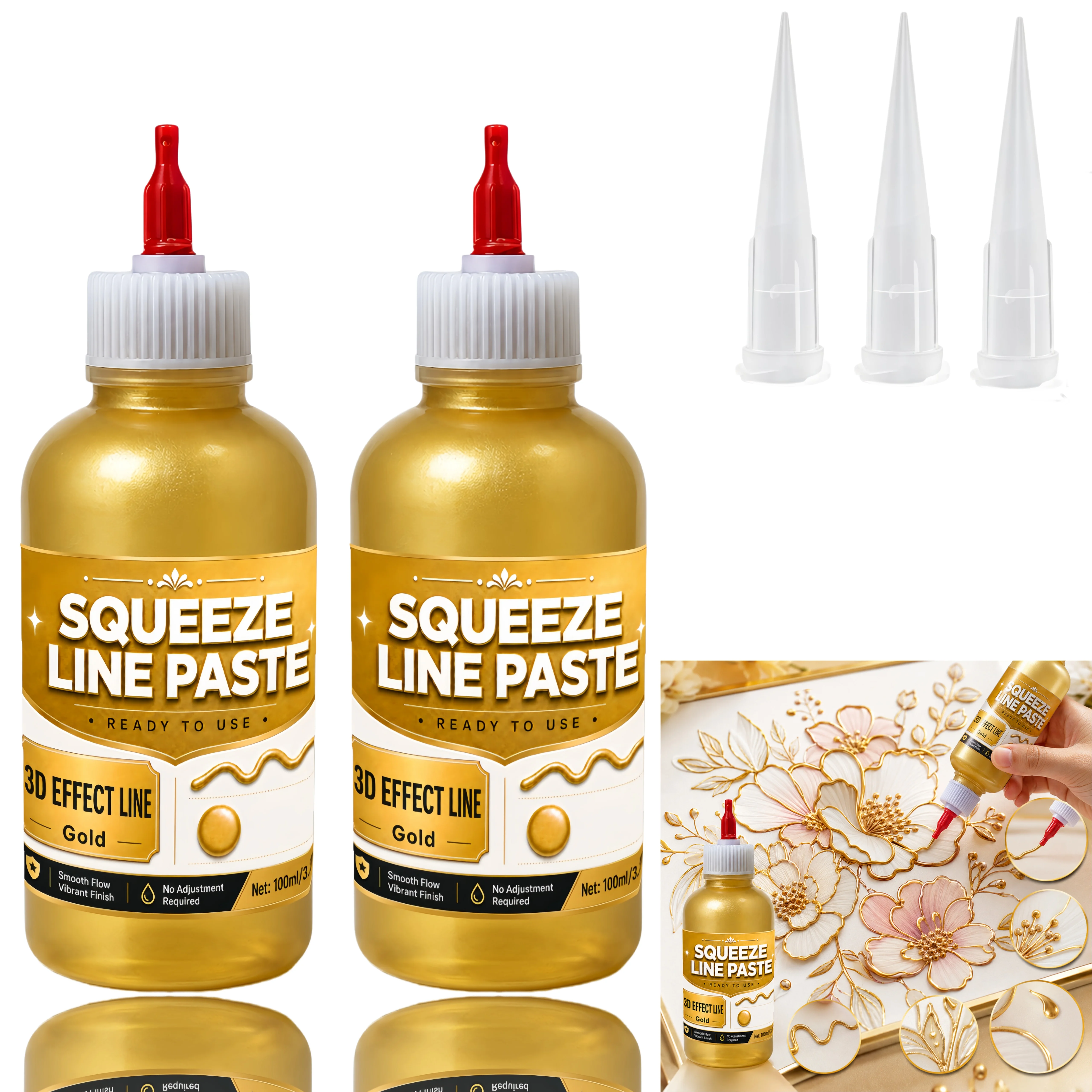 Texture Modeling Paste – Fast-drying, Non-sagging Medium. Premium Art Supply Perfect for Professional Artwork and Holiday Craft