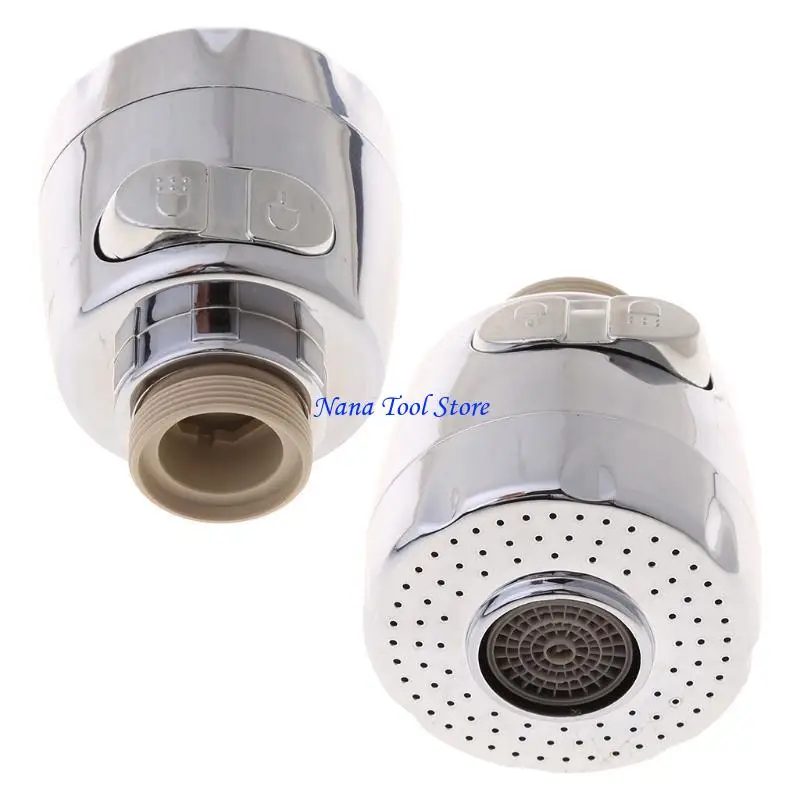 31GJ Universal 2Mode Kitchen Faucet Adapter Aerator Shower Head Pressure Saving Bubbler Splash Filter Tap Nozzle