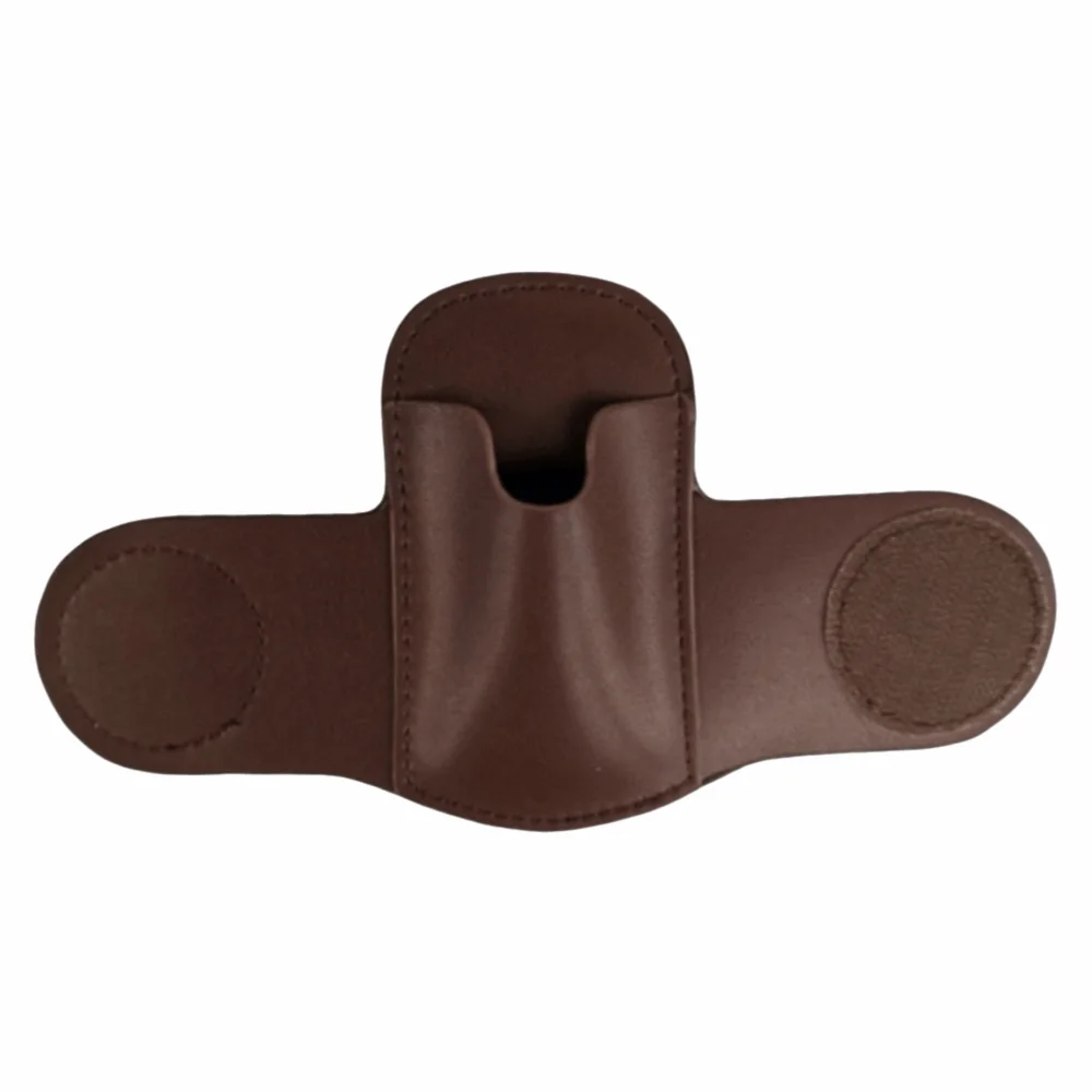 

Hook Loop Closure Stethoscope Holder Clip PU Leather Durable Stethoscope Storage Bag Compact Magnetic Holder