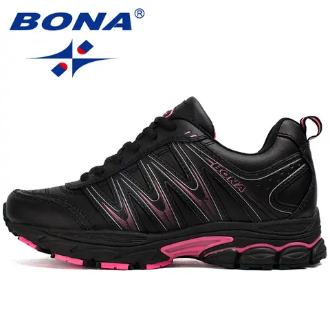 Women's Lace Up Running Shoes for Outdoors Bona