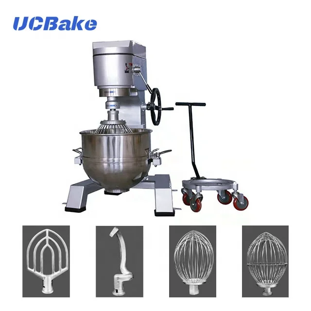 Factory Wholesale Bakery Cake Mixer Machine 60L/80L Food Mixer Commercial Bakery Equipment Automatic Baking Cake Planetary Mixer