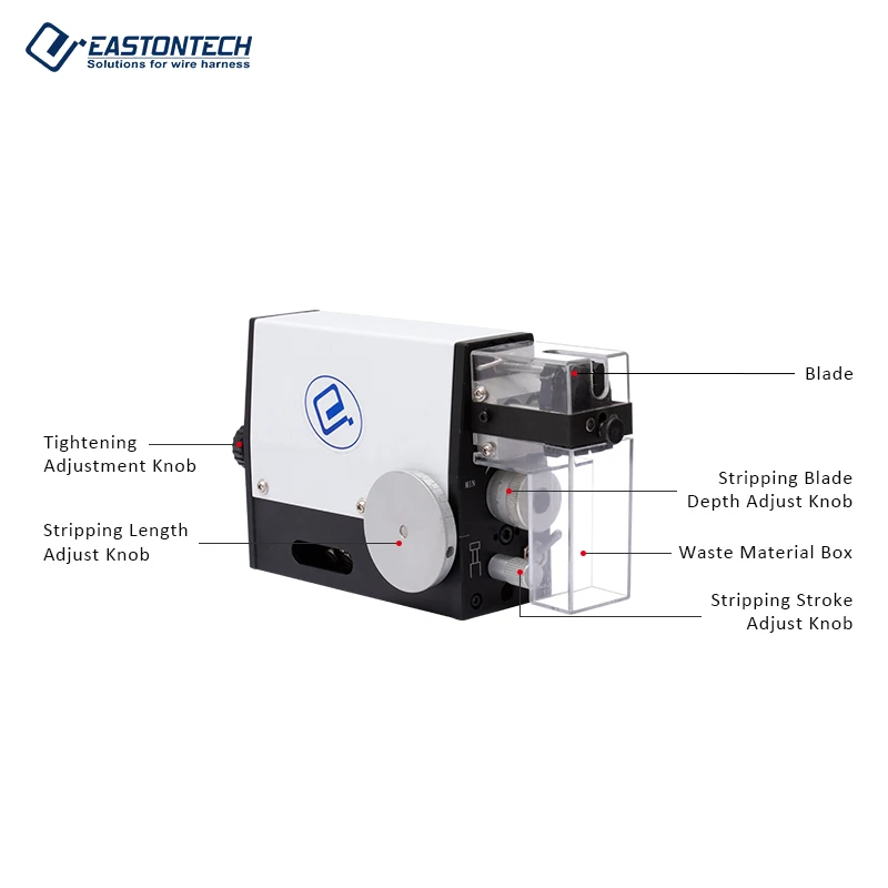 EW-10MT Pneumatic Multi-core Wire & Cable Stripping And Cutting Machine With 0.01mm Precision And 3.2mm Max Diameter