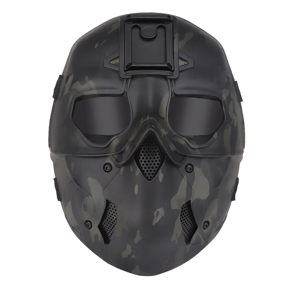 Tactical Wild Mask Hutning Full Face Outdoor Protective Airsoft Mask Halloween Camouflage Mask Helmet