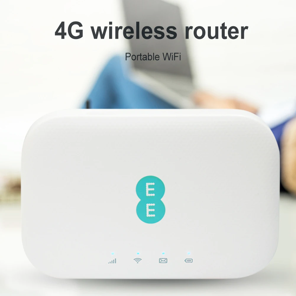 Alcatel EE71 4G Wireless Router 300Mbps 2150mAh Quick Access The Internet Micro USB 2.0 Interface Portable Mini Outdoor Hotspot