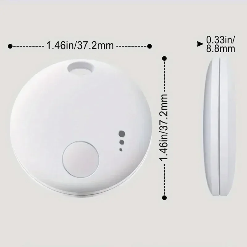 Smart Item Tracker for Pets, Localizador GPS para Apple Find My, Somente iOS, para Rastrear Animais de Estimação, Bateria de Célula Não Recarregável, Pacote 2