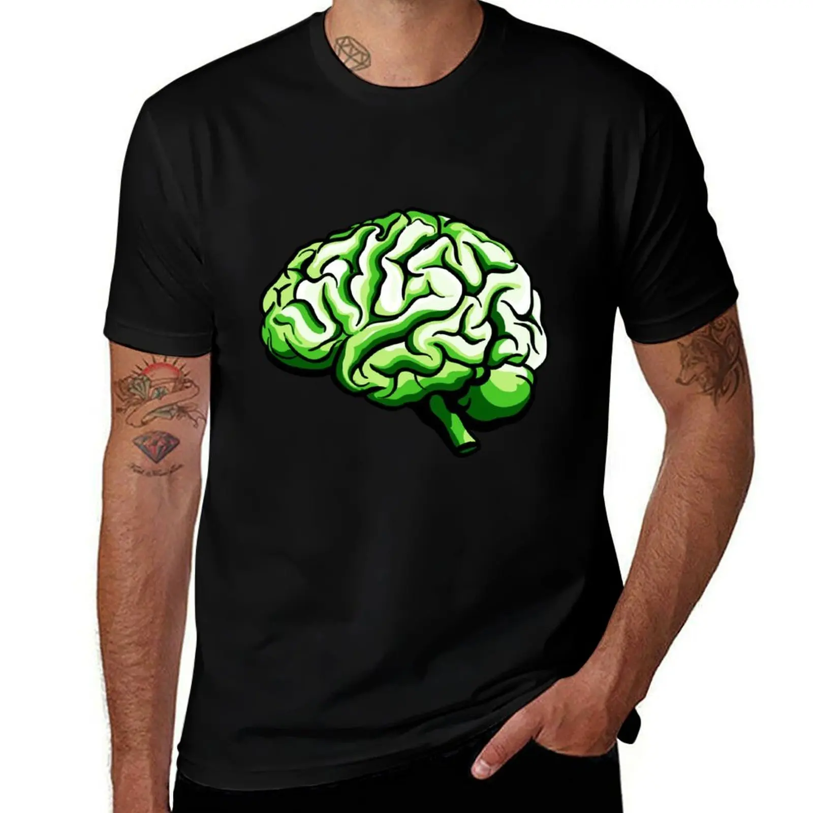 

BRAIN T-Shirt Anti-Wrinkle Short Sleeve T-Shirt
