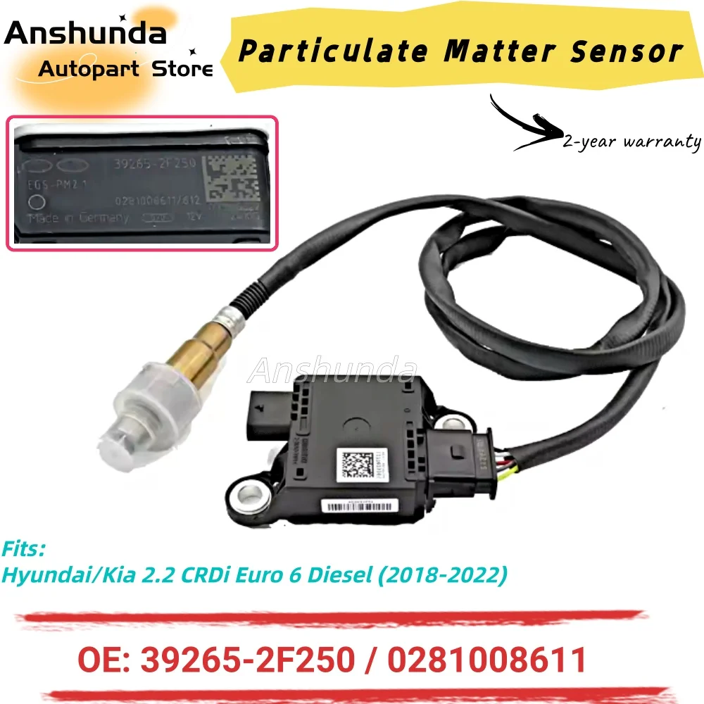 High Precision PM Sensor 392652F250 0281008611 Diesel Exhaust Sensor For Hyundai Kia