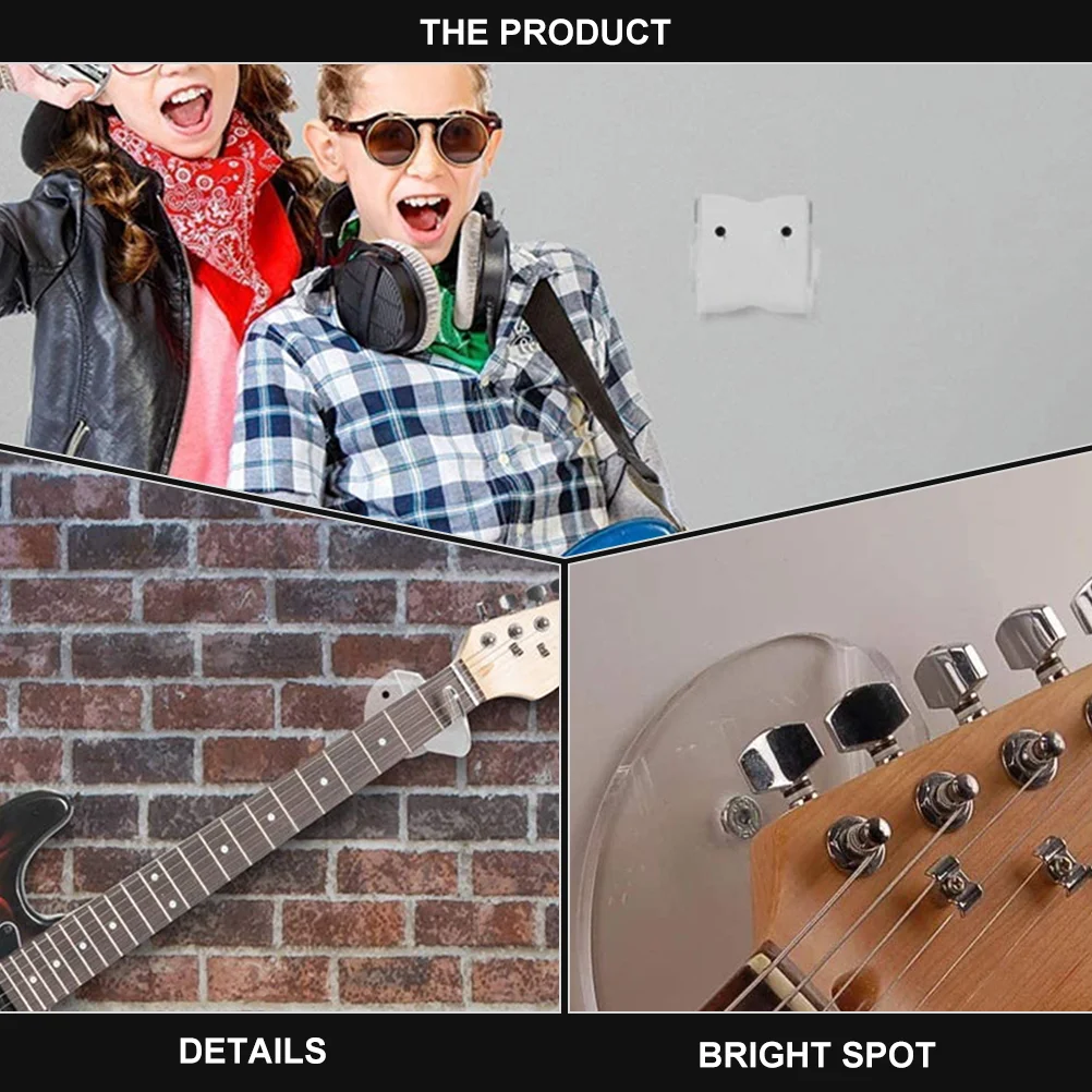 Guitar Bass Stand Wall Rack Classic Clothes Mounted Holder Hook Hangers Wall-mounted Acoustic Storage