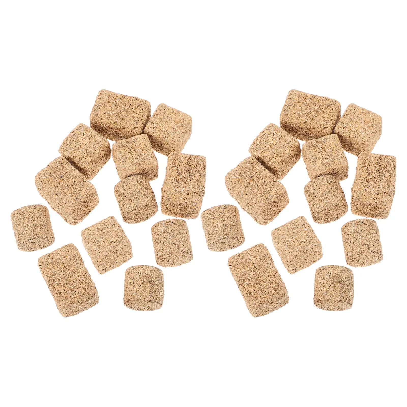 

24Pcs Miniature Hay Bales Lifelike Small Faux Straw Bales for Mini Farm House Decor Western Themed Parties Outdoor Crafting Fall