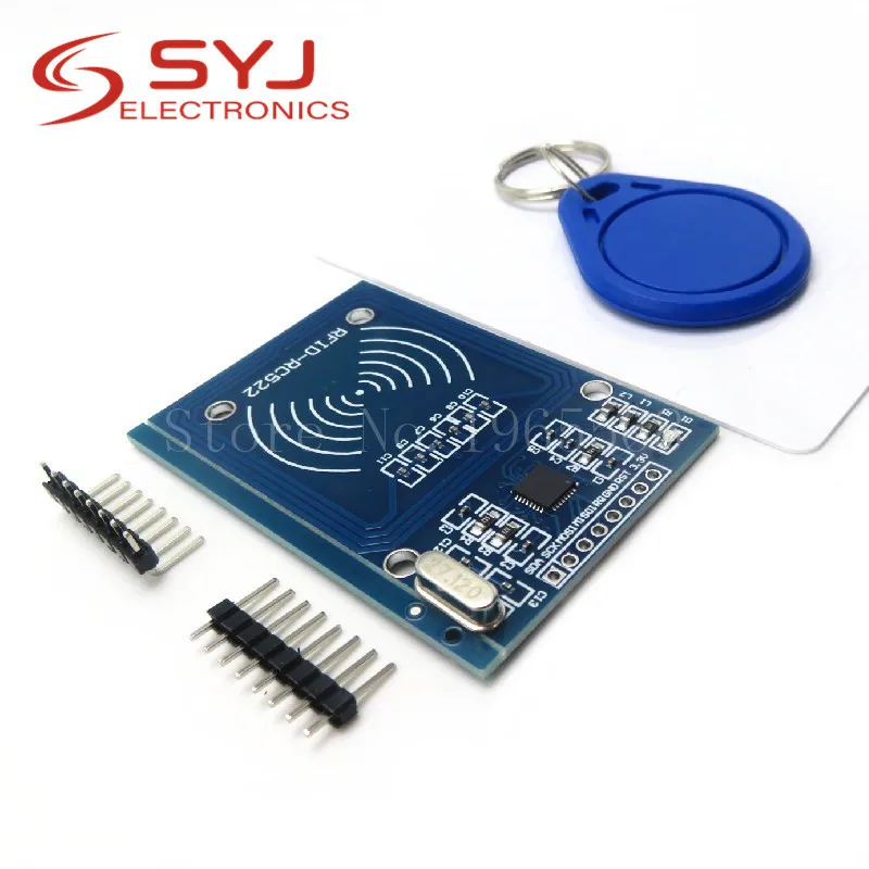 1pcs/lot MFRC-522 RC522 RFID RF IC card sensor  to send S50 Fudan card,keychain for  In Stock