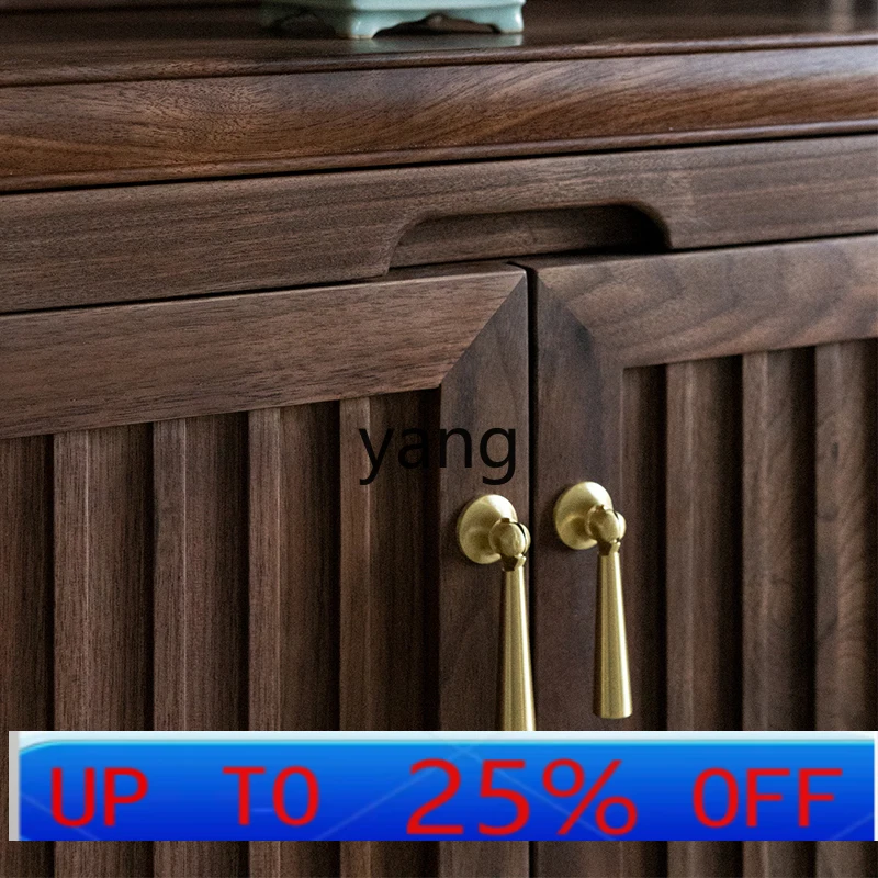 

CX New Chinese Style Solid Wood Buddha Niche Clothes Closet Modern Household Black Walnut God of Wealth Worship Cabinet