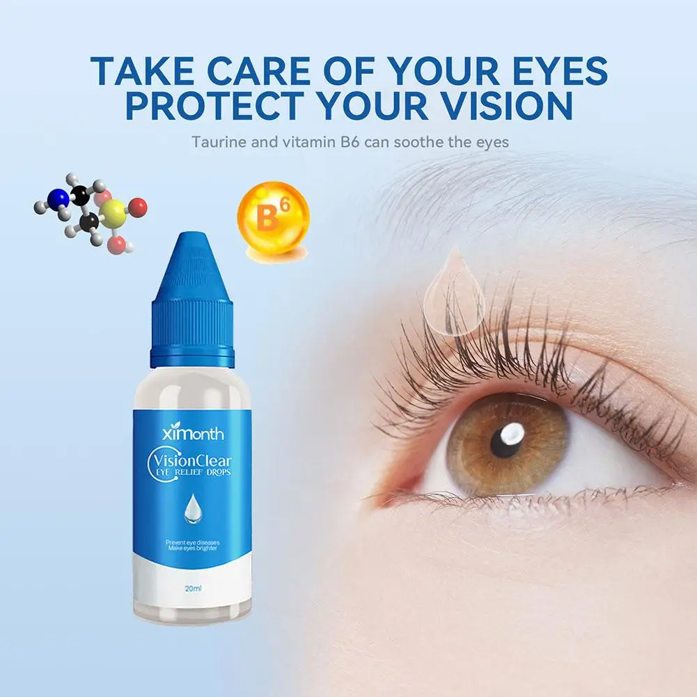 Cataract Eye Treatment Medicine For Black Shadow Cloudy Eyeball Removal Blurred Vision Cure Eye Drops 20ml