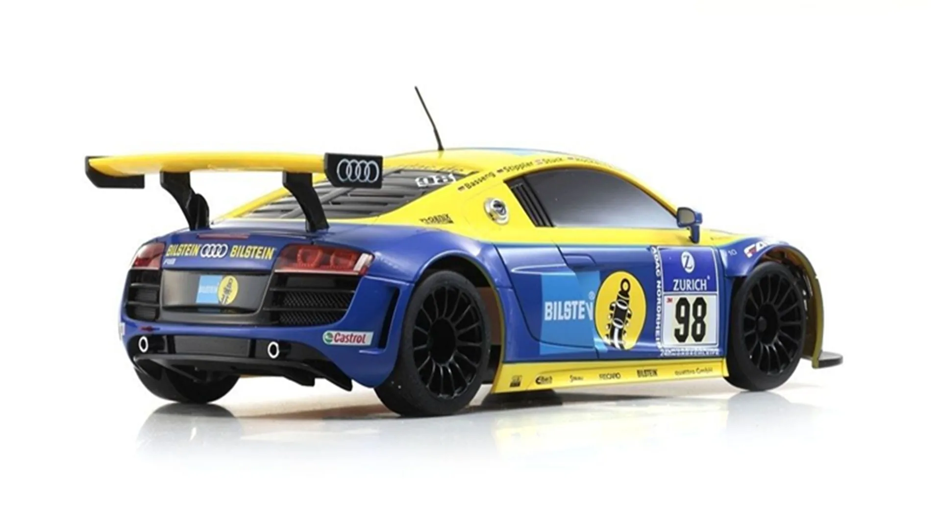 KYOSHO MR03 MINI-Z RWD Series Ready Set Audi R8 LMS Phoenix Racing NBR 2010 #98 32329BT