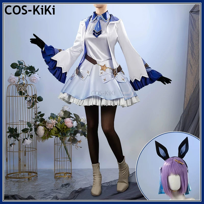 

Костюм для косплея COS-KiKi Umamusume: Pretty Derby Daring Tact Finals Suit, элегантная и очаровательная униформа, наряд для Хэллоуина, карнавала, вечеринки