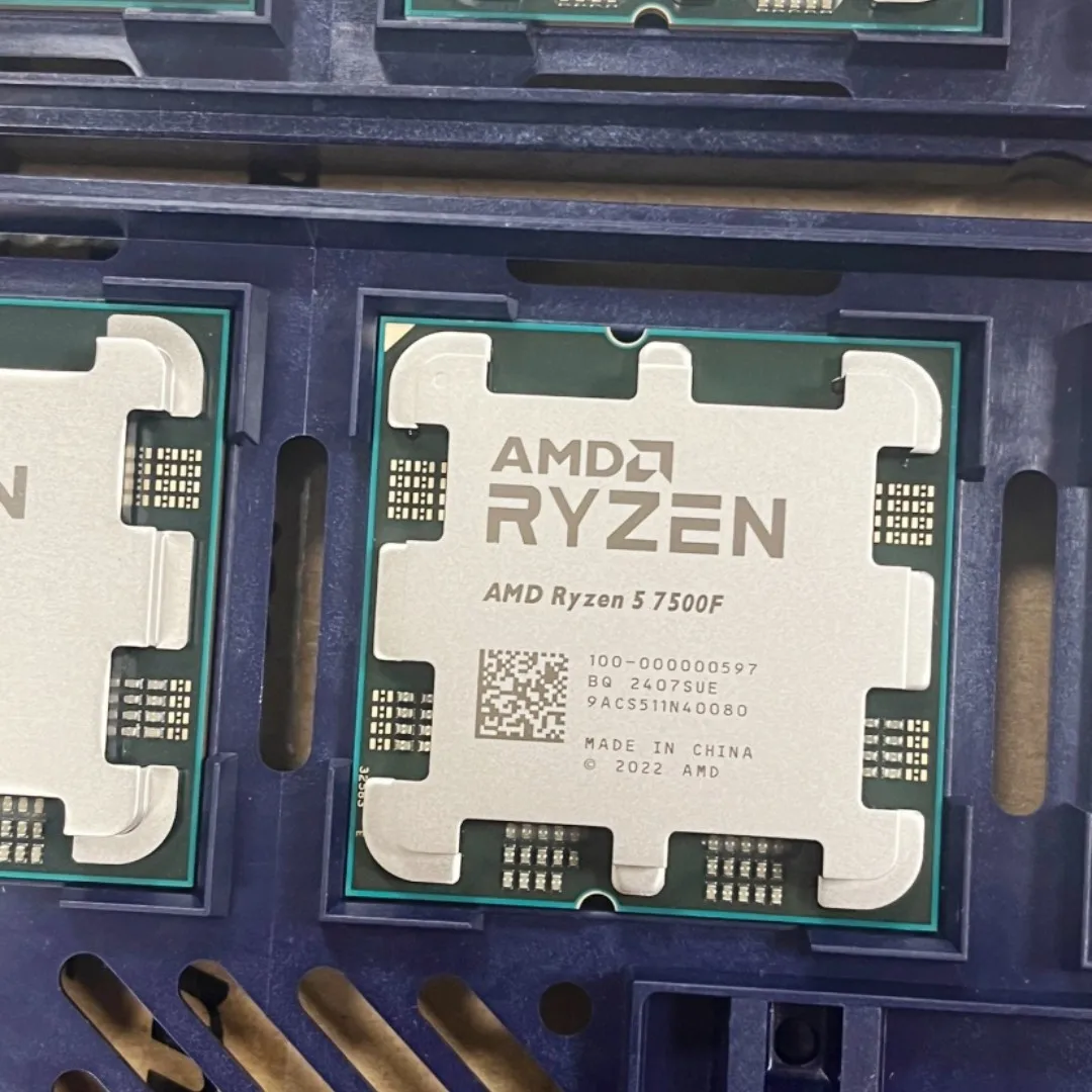 AMD Ryzen 5 7500F  R5 7500F  3.70 GHz TDP65W 6 cores/12 wires DDR5-5200 CPU  Processor