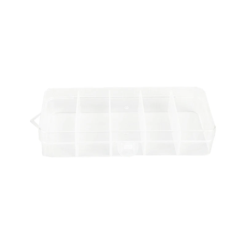 Transparent Fruit Fork Storage Box Organizer Plastic Storage Case Container For Kids Fruit Fork Organizer Display Box