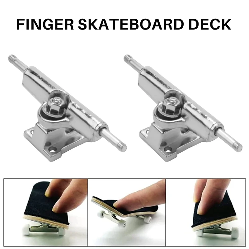 A63T-10 Pcs 29Mm Fingerboard Trucks Finger Skateboard Deck Dengan Mur Dengan Obeng Untuk Finger Skateboards