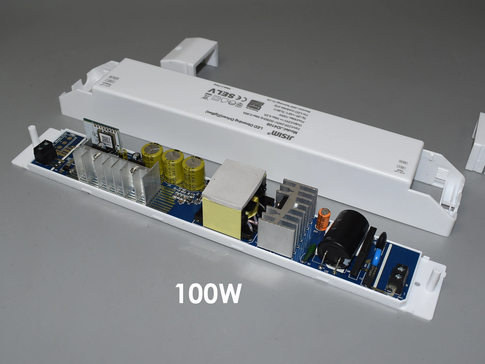 220v to 24v DC Converter Smart Tuya Constant Voltage Triansformer Driver 48W 100W 200W Zigbee Blue Mesh For LED Strips COB Tape