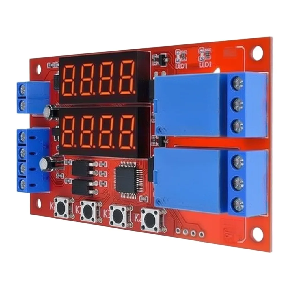 For Precise Task Scheduling Dual Channel Time Delay Switch Electronics Project Time Delay Robust Application Design