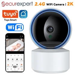 Tuya 5MP Wifi IP Camera Baby Monitor 360° PTZ Motion Detect 2 Way Audio Night Vision Supports TCP/IP/ONVIF Private Protocol