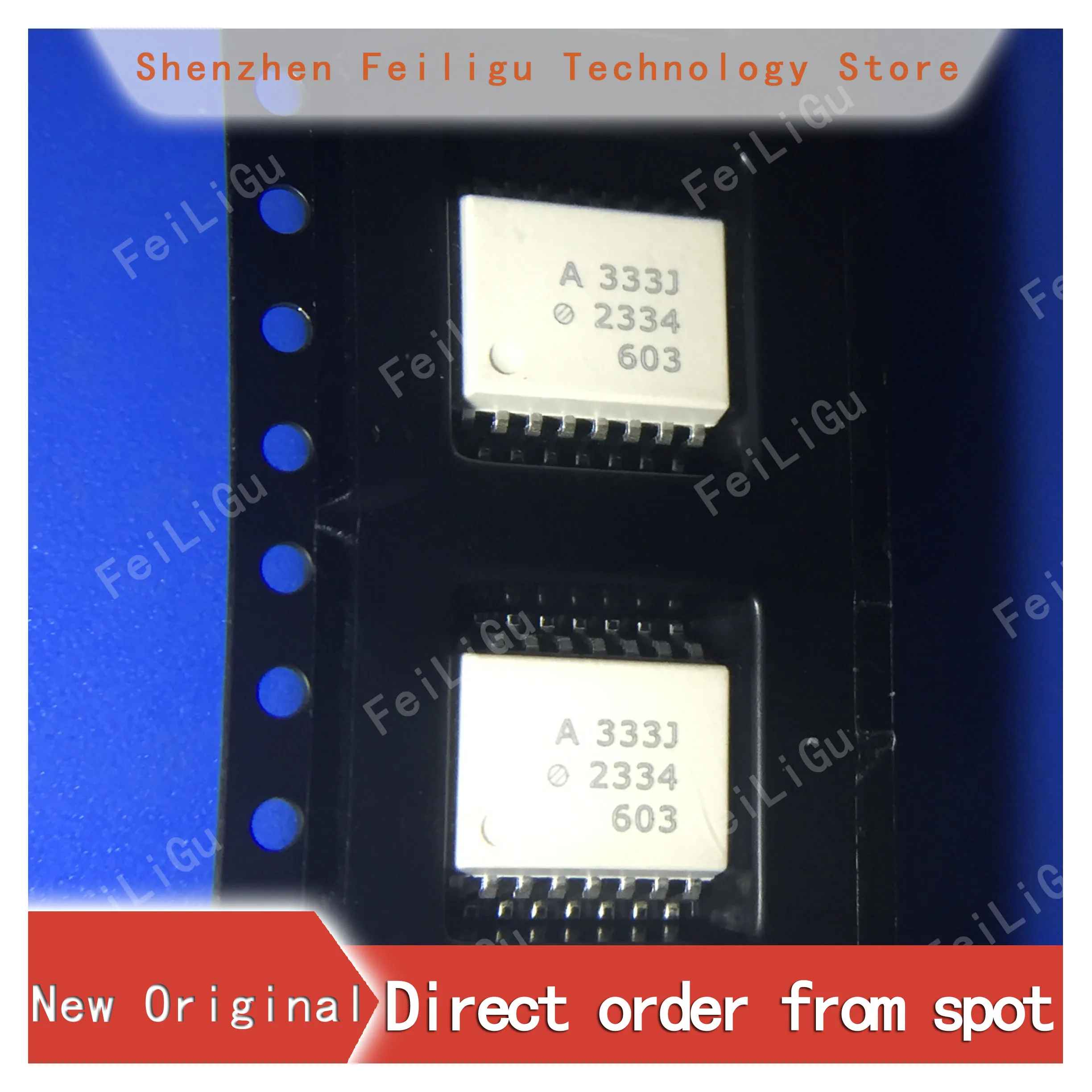 

5/15/30/50Pieces 100% New original ACPL-333J-500E ACPL-333J Screen printing:A333J Package:SOP16 2.5A Gate Driver Optocoupler