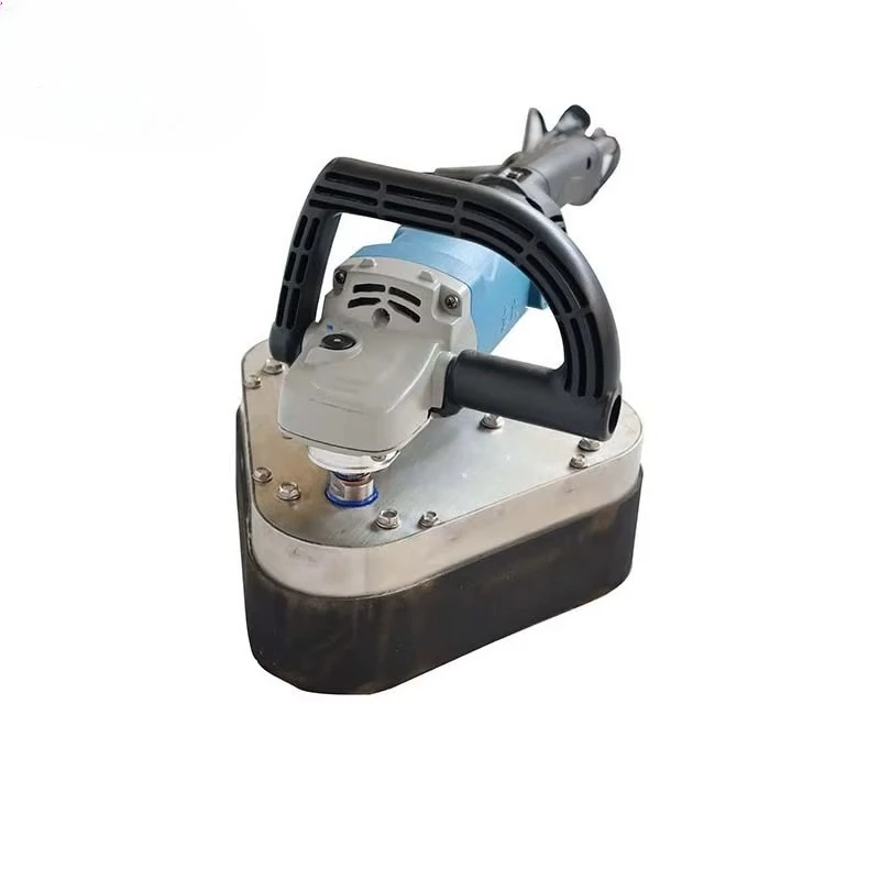 Corundum tray for hand-held concrete floor grinder