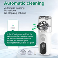 2025 New Smart Portable Nebulizer Handheld Mesh Nebulizer for Adults and Kids Household Mini Nebulizer Machine ﻿ ﻿