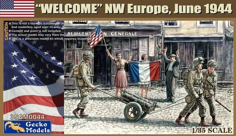 

Gecko Models 35GM0044 1/35 Scale "WELCOME" NW Europe, June 1944 Model Kit