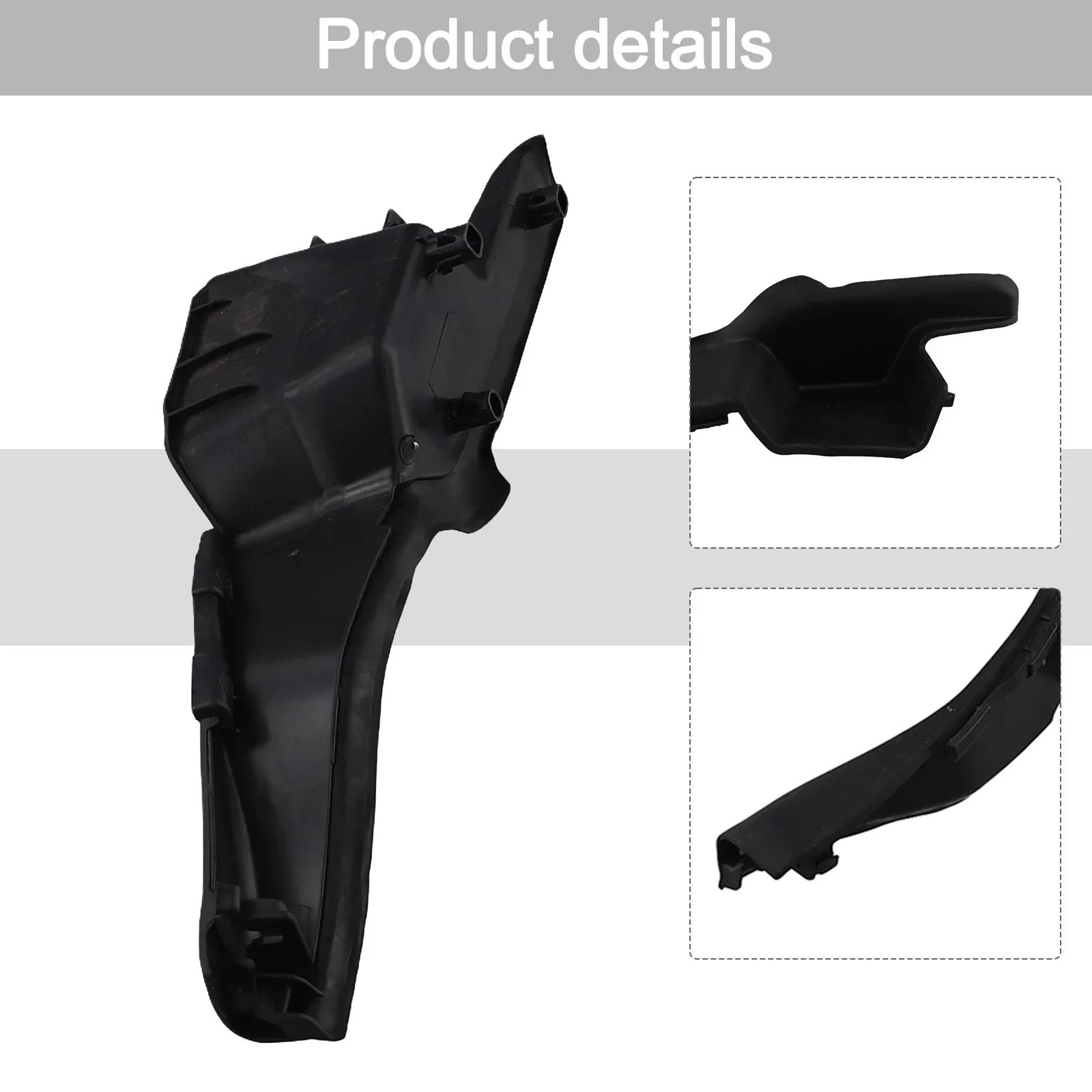 

Anti-corrosion Automotive Cover Installation Replacement Upper Cover Black Right Cowl Top Cover Wear-Resistant