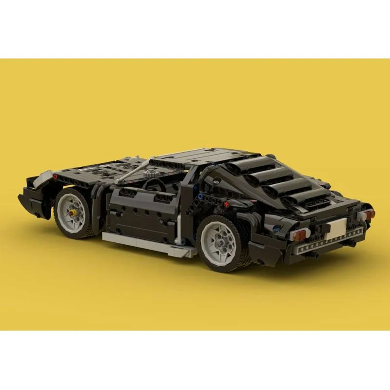 

MOC-202784 Black New Sports Iconic Supercar Building Block Model 872 Parts Boys Children's Birthday Christmas Toy Gift