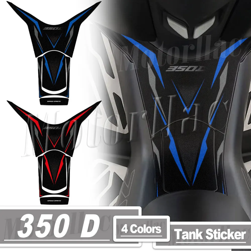 

Motorcycle Tank Pad Sticker Scooter Tank Protection Decal Accessories Waterproof For Zontes 350 D 350D