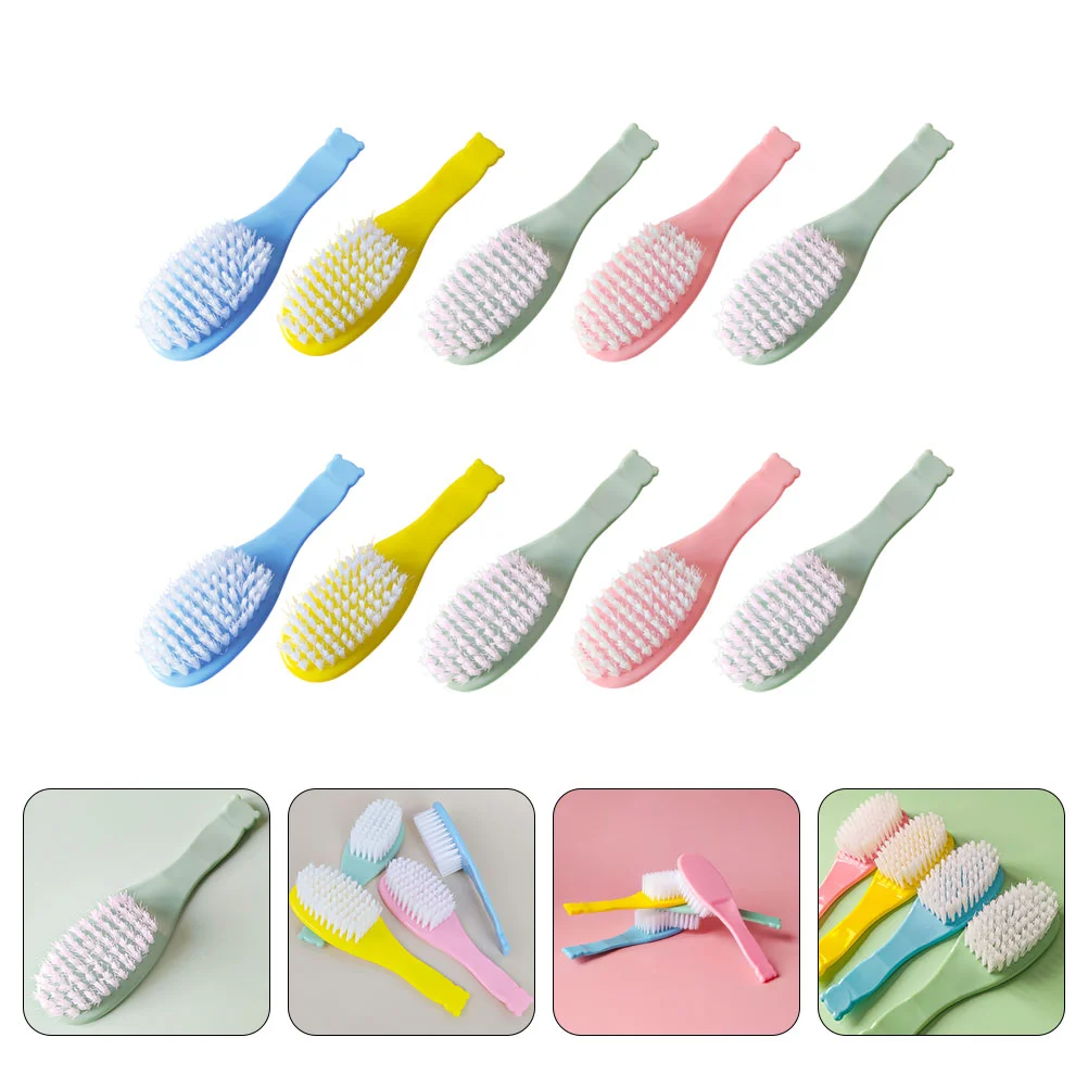 10 Pcs Small Hair Massage and Comb Infant Accessory Professional Newborn Household Lanugo Nylon Comfortable